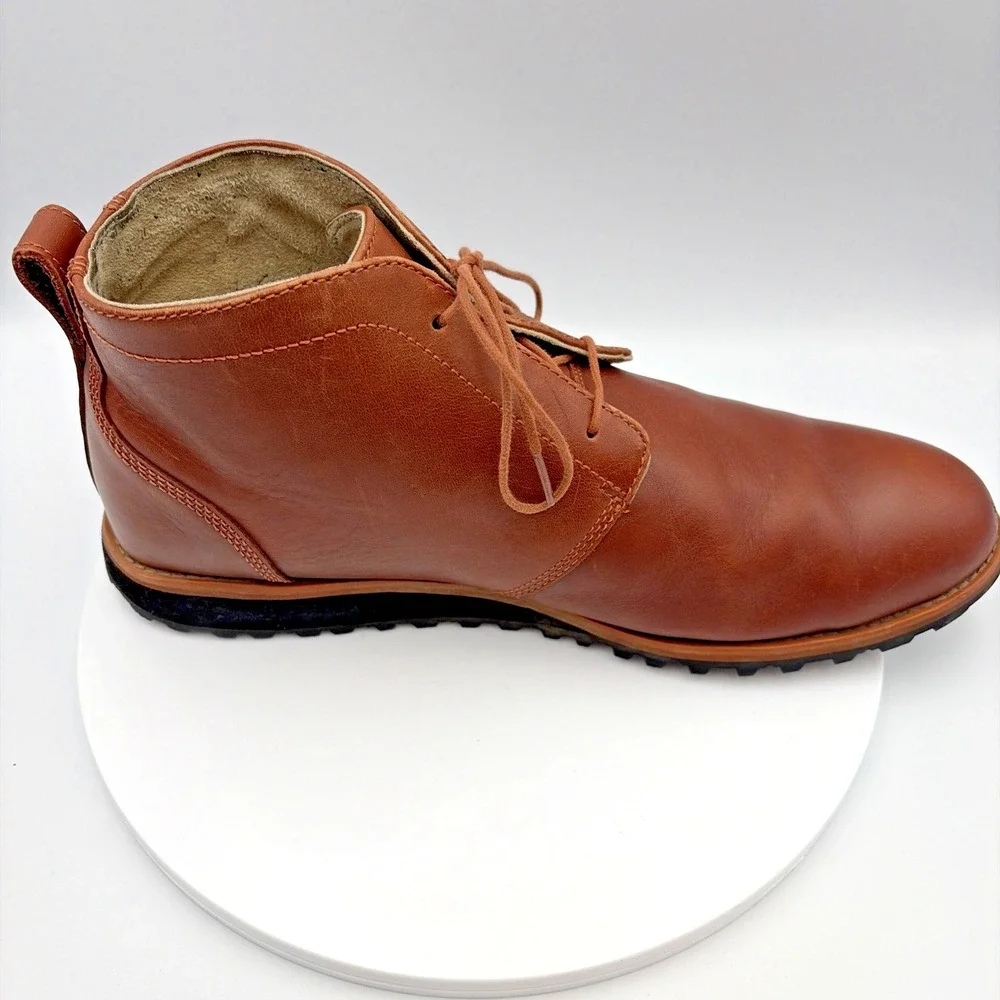 5.11 Tactical Mission Ready Chukka Boots Mens 13 Rust Brown Leather Vibram Sole